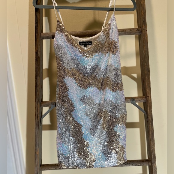 Sequin slip dress - Picture 4 of 7
